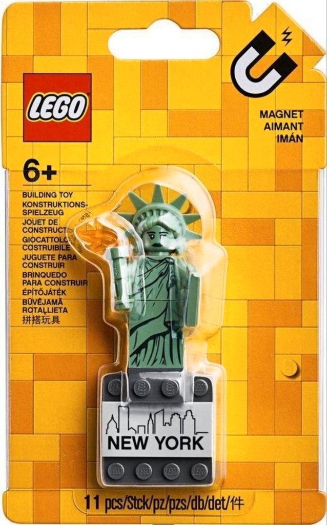 LEGO 853600 Vrijheidsbeeld Minifiguur Magneet, Kinderen en Baby's, Speelgoed | Duplo en Lego, Nieuw, Lego, Complete set, Verzenden