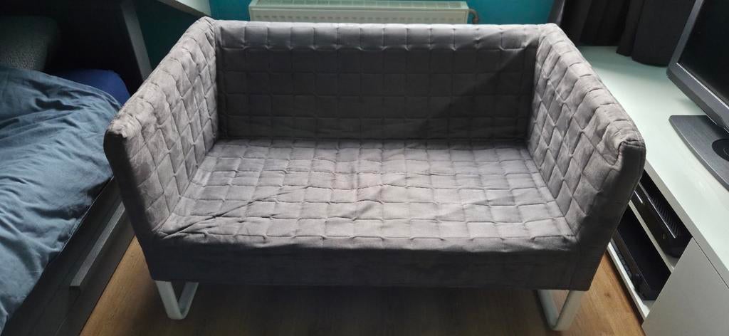 Mooie IKEA Knopparp bank, Ophalen, Tweepersoons, 75 tot 100 cm, Zo goed als nieuw