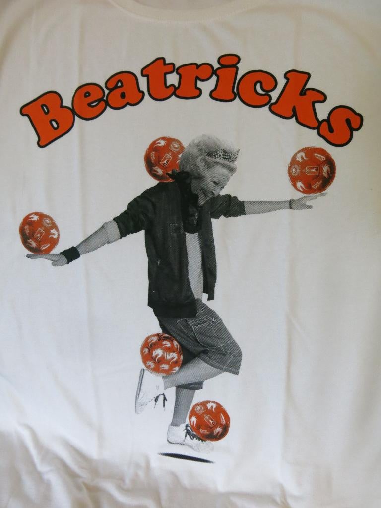 KONINGSDAG :: T-shirt "BEATRICKS" (Beatrix) - Nieuw, Ophalen of Verzenden, Nieuw, Overige maten, Wit