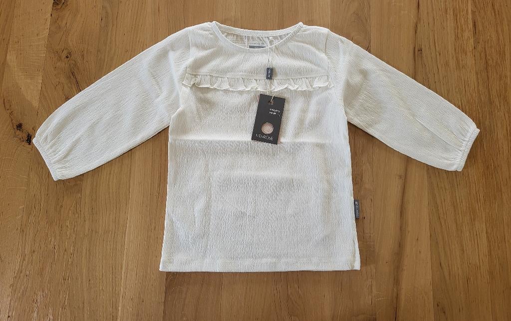Nieuw! Vinrose shirt, ecru, wit, meisje, maat 110/116, Kinderen en Baby's, Kinderkleding | Maat 110, Vinrose, Meisje, Nieuw, Ophalen of Verzenden