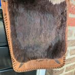 Vintage Leren Schoudertas merk Chick on a Mission, Overige merken, Gebruikt, Bruin, Ophalen of Verzenden