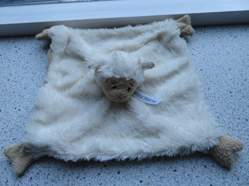 3 X Knuffeldoek schaap merk Happy Horse Lammy tuttle, Kinderen en Baby's, Speelgoed | Knuffels en Pluche, Ophalen of Verzenden