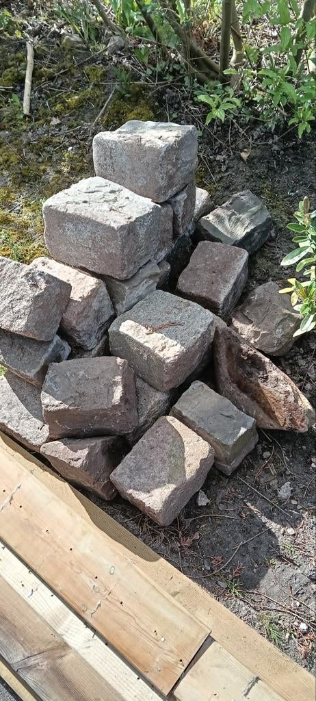 Gratis keien, Tuin en Terras, Grind, Keien en Split, Ophalen, Gebruikt, Kei, Basalt