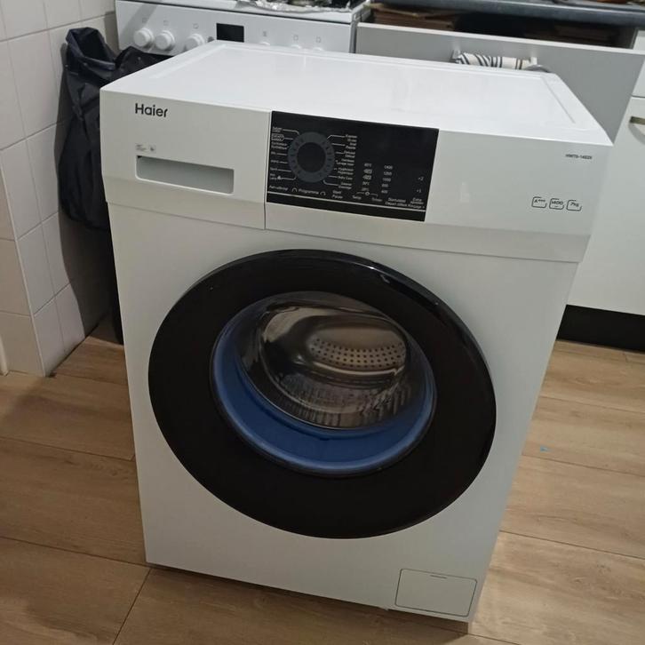 Haier Wasmachine A+++ 7kg 1400 toeren, Witgoed en Apparatuur, Wasmachines, Zo goed als nieuw, Voorlader, 6 tot 8 kg, 85 tot 90 cm