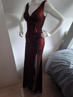 Eva & Lola galajurk mooie kleur donkerrood split maat S, Galajurk, Ophalen of Verzenden, Zo goed als nieuw, Eva&Lola