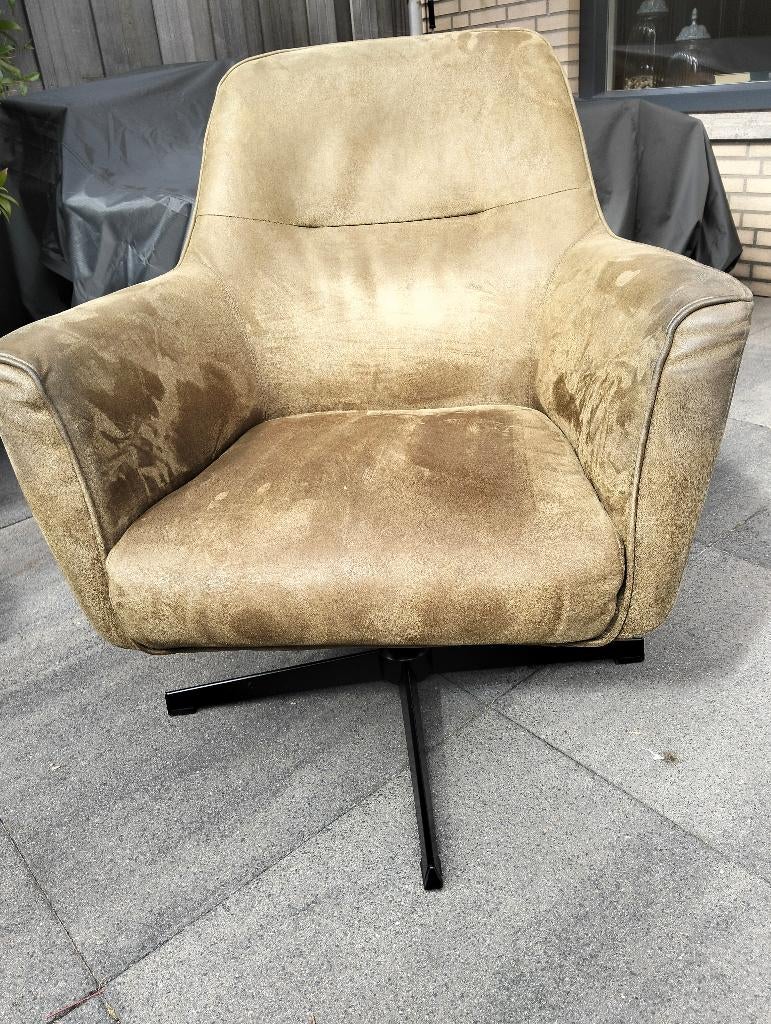 Fauteuil, Huis en Inrichting, Fauteuils, Ophalen, Gebruikt, 75 tot 100 cm, Stof
