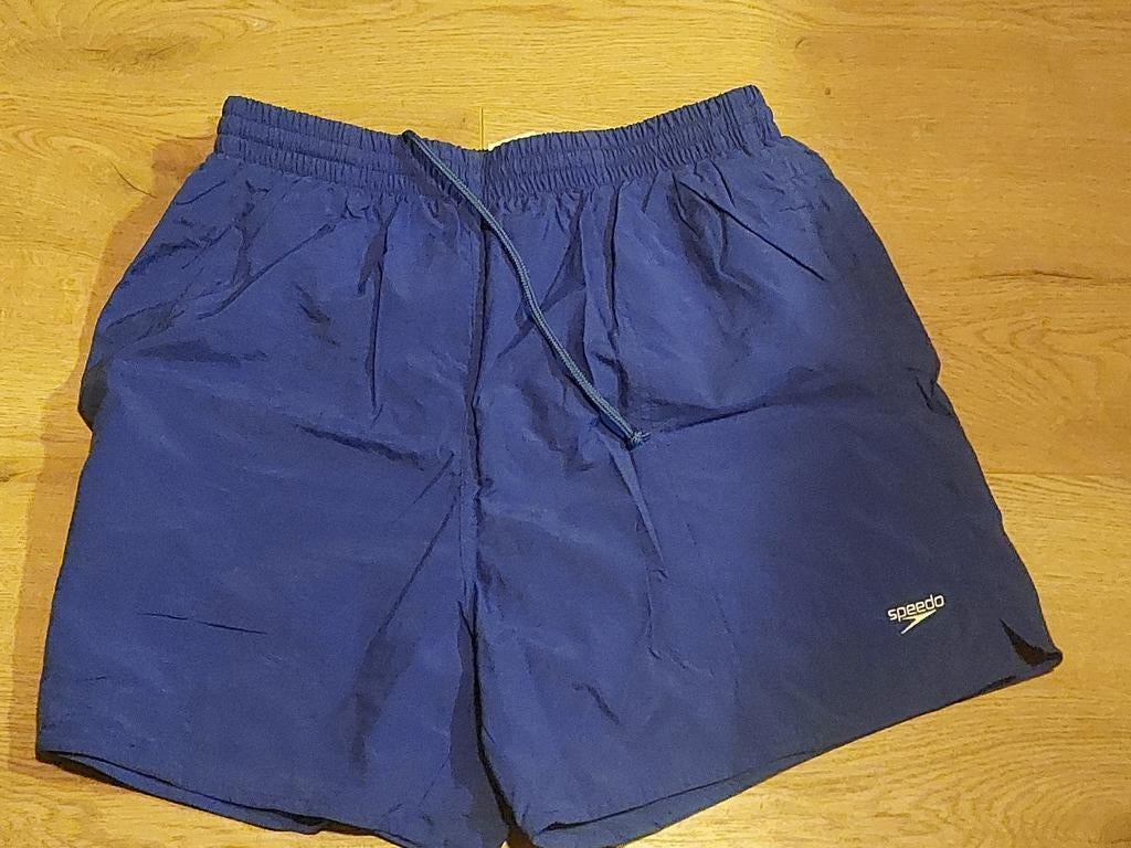 Blauwe Speedo korte zwembroek maat M, Ophalen of Verzenden, Zwemshort, Speedo, Maat 48/50 (M)