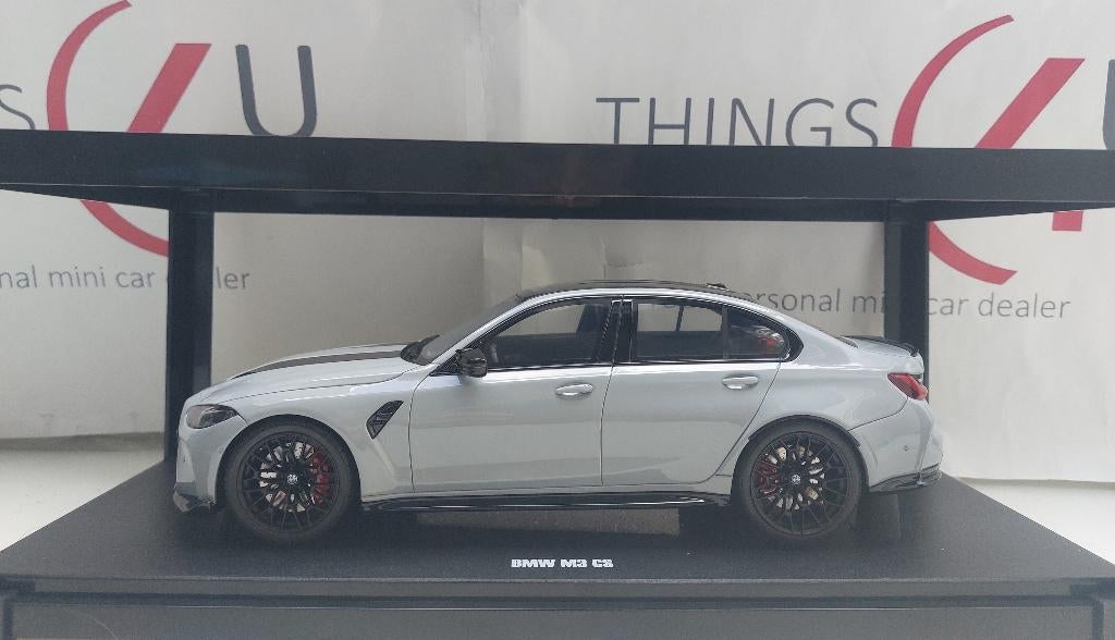 GT Spirit 1:18 BMW M3 CS 2024 grijs metallic nieuw, Ophalen of Verzenden, Nieuw, Auto, Overige merken