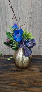 Opgemaakte vaasjes met zijdebloemen, ., Nieuw, Ophalen of Verzenden, .