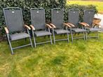 5 nette Hartman tuinstoelen standenstoelen, Ophalen, Gebruikt, Aluminium, Verstelbaar