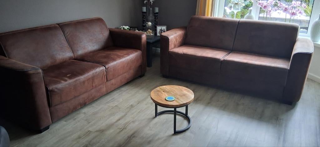 2x twee en half zit, Ophalen of Verzenden, Zo goed als nieuw