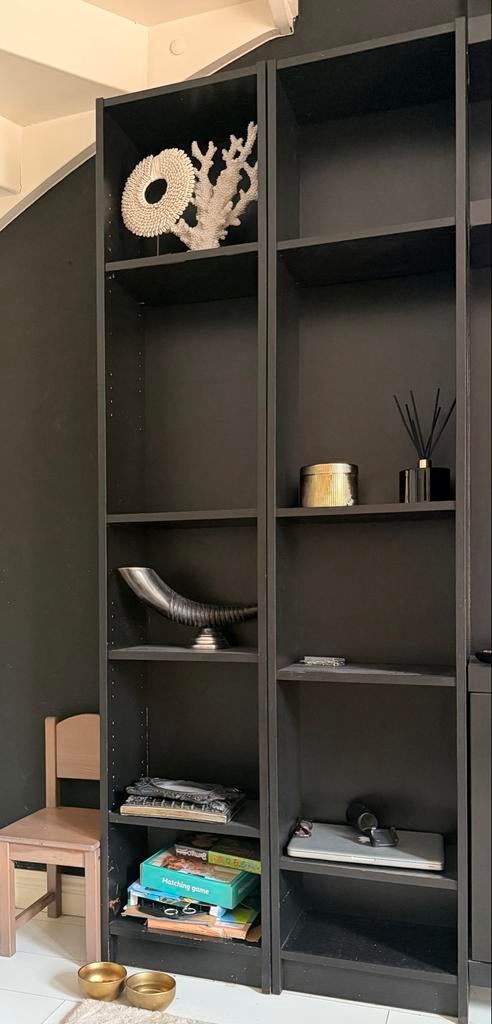 2x IKEA Billy Boekenkast 40x28x202 cm nieuwprijs €79,99 p.s, Huis en Inrichting, Kasten | Boekenkasten, Ophalen, Met plank(en)