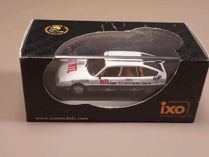 Citroën CX 2400  Pallas   RTL Route de Rhum 1:43 Ixo  MIB, Hobby en Vrije tijd, Modelauto's | 1:43, Zo goed als nieuw, Auto, Overige merken