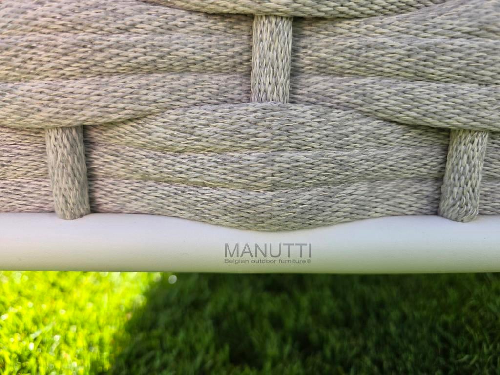 Manutti Cascade high-end outdoor loungeset bank + fauteuils, Tuin en Terras, Ophalen of Verzenden, Aluminium, Bank