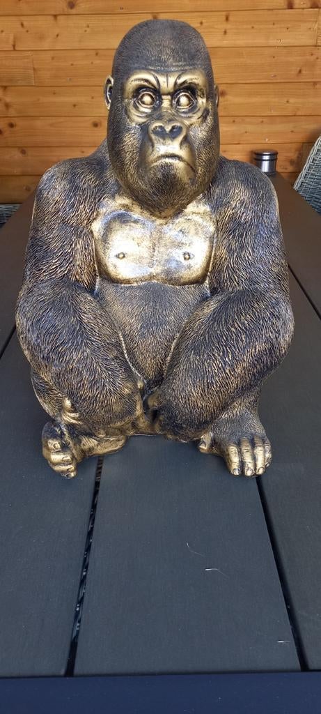 Polystone aap 45cm hoog 30 breed, Ophalen of Verzenden, Zo goed als nieuw