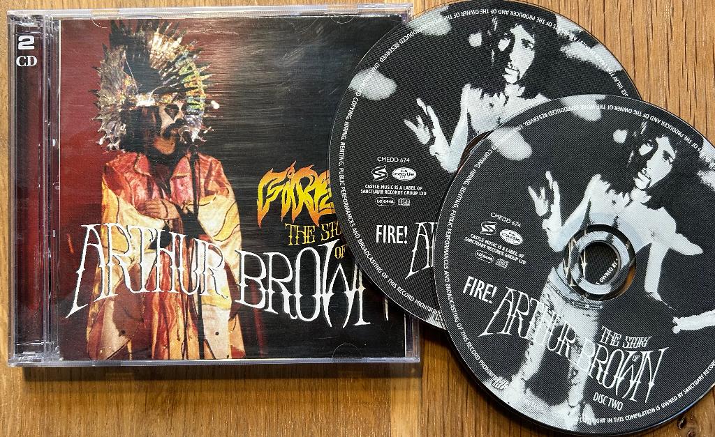 CRAZY WORLD OF ARTHUR BROWN - Fire! The story of ( 2CD ), Ophalen of Verzenden, Zo goed als nieuw, Poprock