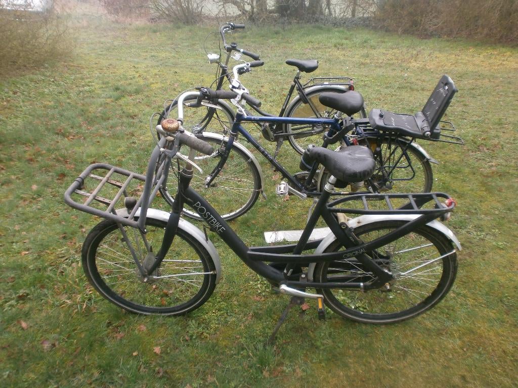 2 damesfietsen en 1 herenfiets opknappers, Fietsen en Brommers, Fietsen | Dames | Damesfietsen, Ophalen, Gebruikt, Overige merken