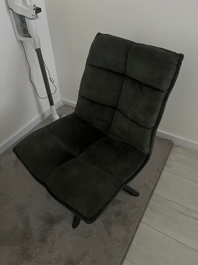 Groene stoel, Ophalen of Verzenden, Zo goed als nieuw, Overige kleuren, Eén