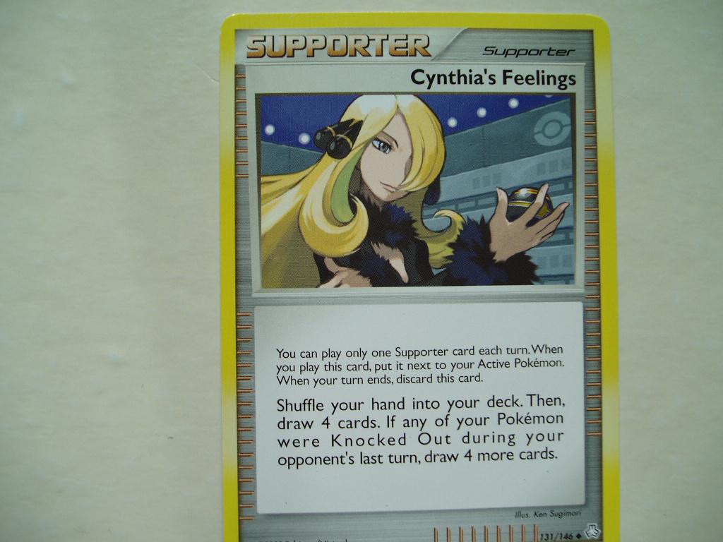 389. Supporterkaart, Cynthia's Feelings., Verzenden, Nieuw, Losse kaart, Foil