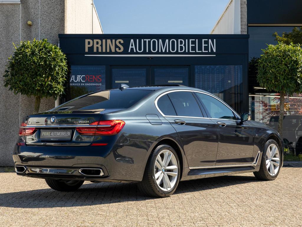 BMW 7-serie 750i xDrive B&W|Intgr.st|Softcl|Massage, Automaat, Stof, Gebruikt, 4395 cc