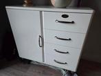 Kast Malibu Dressoir - Wit met lades en deur - VASTE PRIJS, Ophalen, Gebruikt, 50 tot 100 cm, 25 tot 50 cm