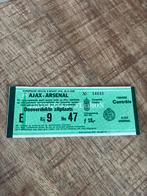 Ajax - Arsenal ticket 08-03-1972, Ophalen of Verzenden, Ajax, Overige typen