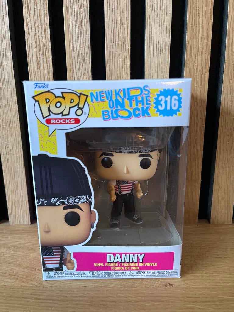 Funko Pop! Rocks - New Kids On The Block - Danny #316, Verzamelen, Poppetjes en Figuurtjes, Ophalen of Verzenden, Nieuw