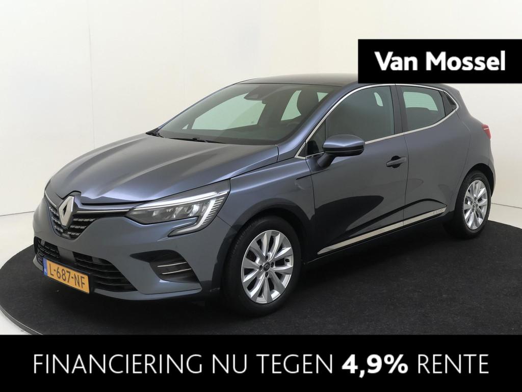 Renault Clio 1.0 TCe Intens | Navigatie | Cruise & Climate C, Voorwielaandrijving, Gebruikt, Leder en Stof, 49 €/maand