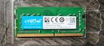 Crucial - Laptopgeheugen 8Gig Sodimm DDR4 2400 Mhz, DDR4, 8 GB, Ophalen of Verzenden, Zo goed als nieuw
