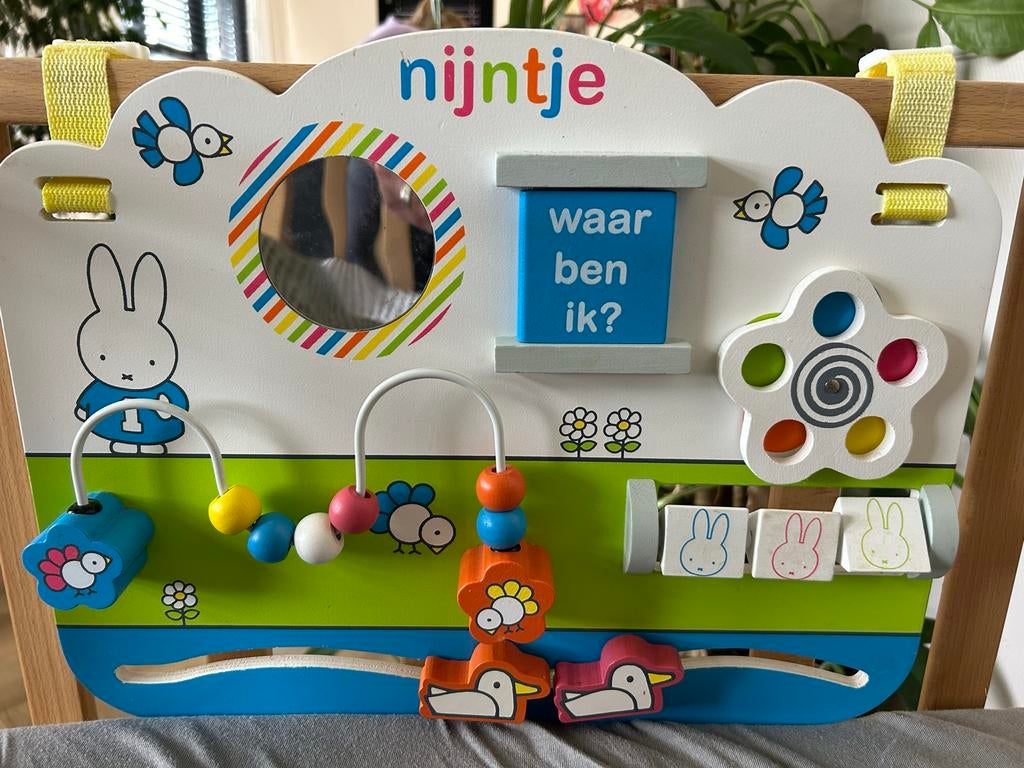 Nijntje speelbord voor in de box - Educatief en kleurrijk, Ophalen of Verzenden, Gebruikt, Overige typen