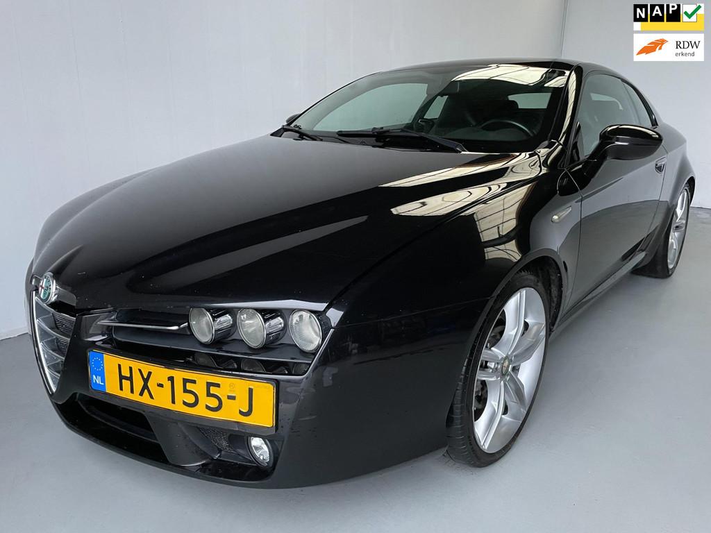 Alfa Romeo Brera 2.2 JTS Panorama Leer PDC Navi, Auto's, Alfa Romeo, Brera, Gebruikt, Zwart, 4 cilinders