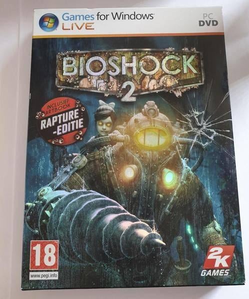 Bioshock 2 Rapture Editie PC DVD + Artbook, Vanaf 18 jaar, Overige genres, 1 speler, Ophalen of Verzenden
