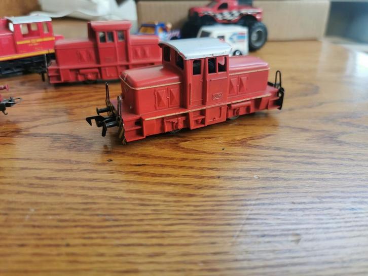 Fleischmann Locomotief - Rode rangeerlocomotief 2, Hobby en Vrije tijd, Modeltreinen | H0, Gebruikt, Locomotief, Gelijkstroom