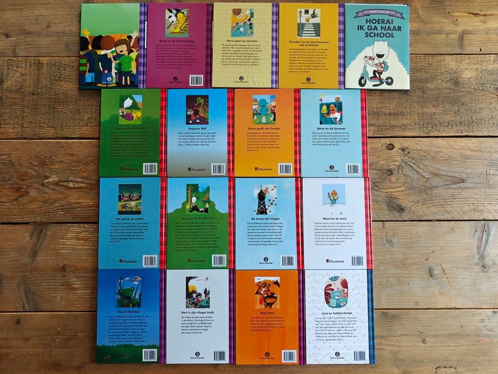 17 Borre  boekjes van groep 0/1., Boeken, Ophalen of Verzenden, Zo goed als nieuw