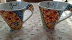 2 Gaudy Barcelona  koffie bekers, Huis en Inrichting, Keuken | Servies, Nieuw, Ophalen of Verzenden, Overige stijlen, Kop(pen) en/of Schotel(s)