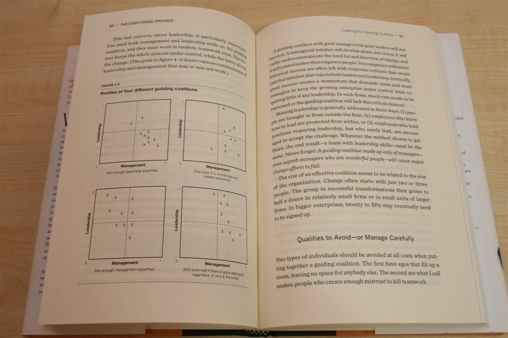 Leidinggeven aan Verandering — Kotters 8-Stappenmodel, Ophalen of Verzenden, Gelezen, Management