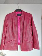 Zgan leren jasje, maat xxl is 46/48, Verzenden, Zo goed als nieuw, Maat 46/48 (XL) of groter, Rood