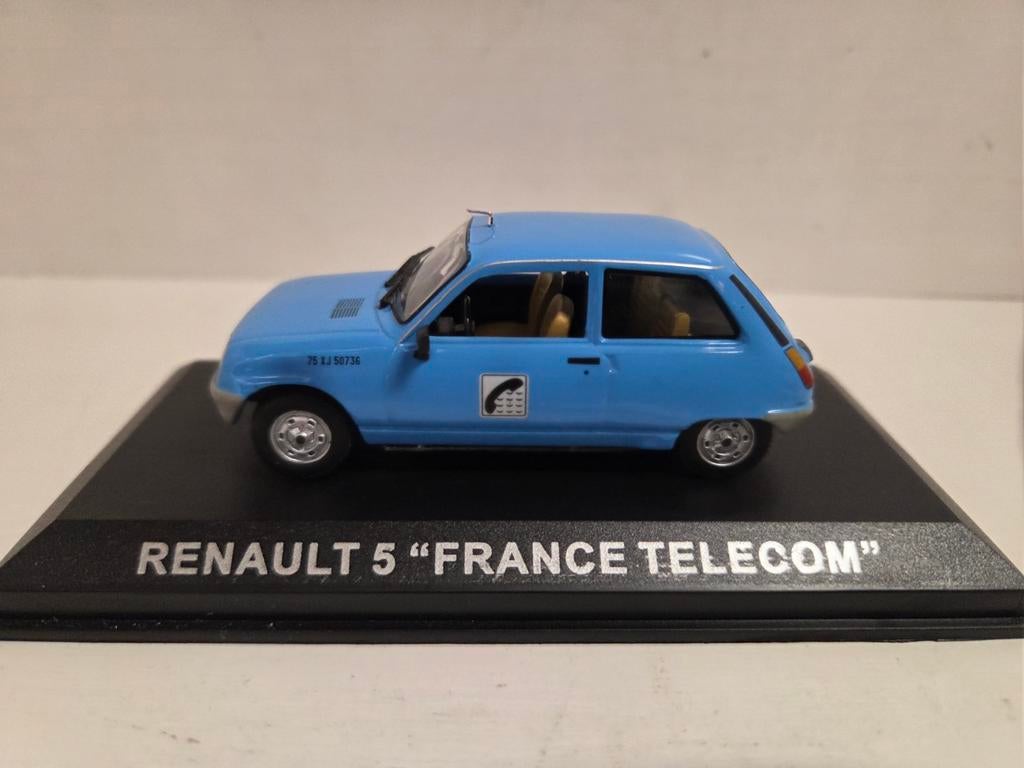 Ixo/Altaya Renault 5 "France Telecom" 1:43, Hobby en Vrije tijd, Modelauto's | 1:43, Overige merken, Auto, ., Ophalen of Verzenden