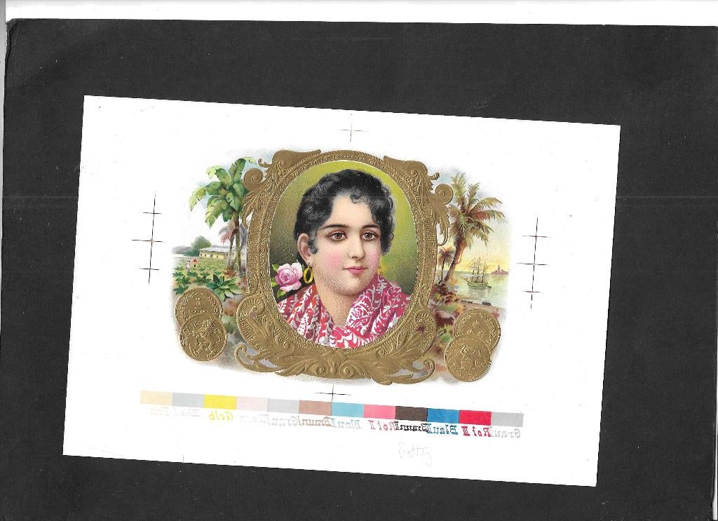 Etiket scan V4719, Ophalen of Verzenden, Gebruikt, Sigarenbandjes