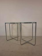 Design Bauhaus buisframe bijzettafel Stendal Arnold, Ophalen of Verzenden, Rond, Minder dan 55 cm, 45 tot 60 cm