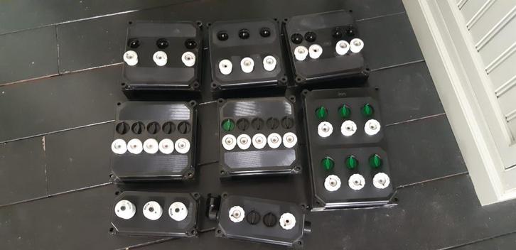 Partij groepenkast meterkast stoppenkast hazemeyer holec, Doe-het-zelf en Verbouw, Elektra en Kabels, Gebruikt, Overige typen