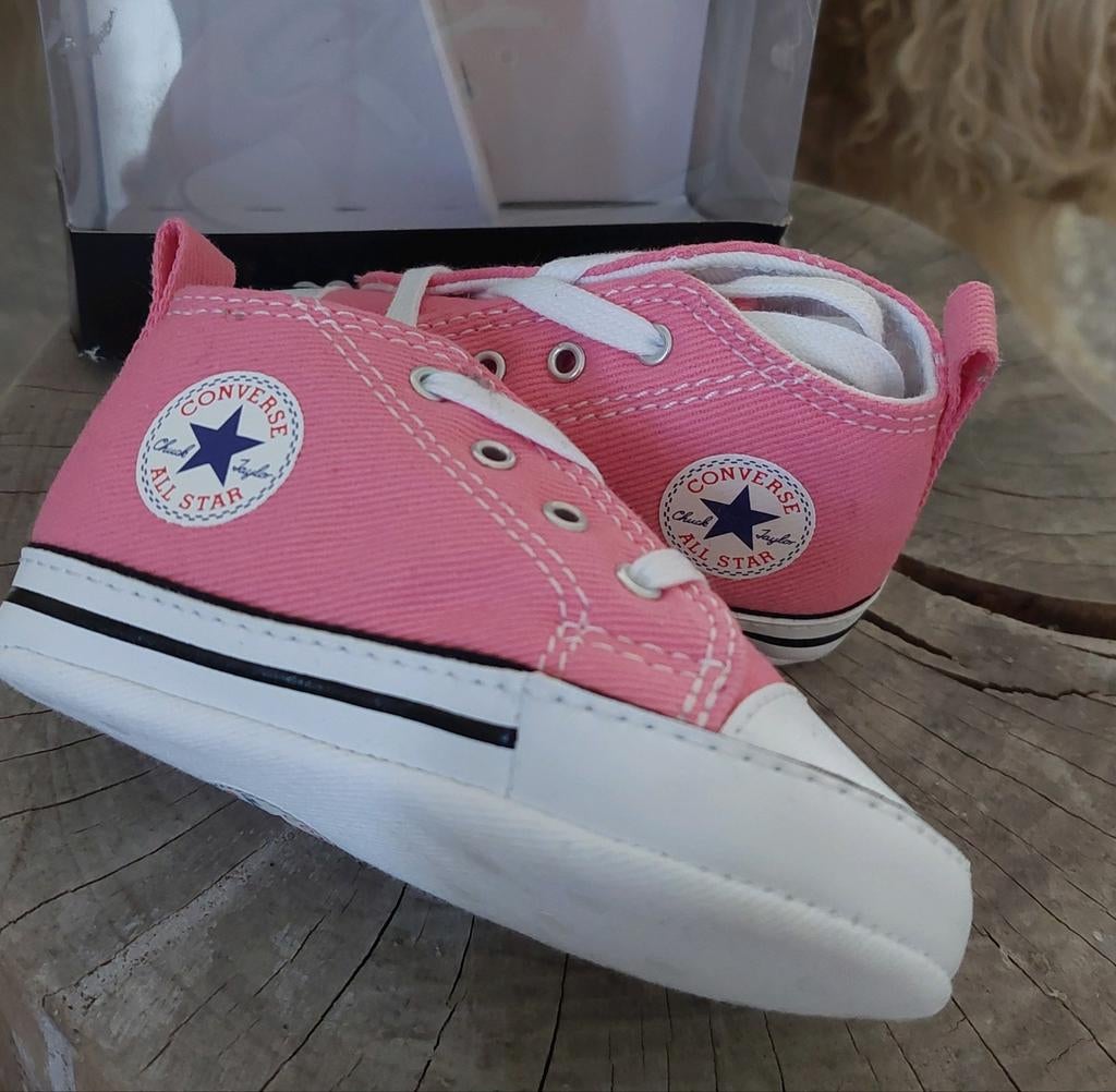 Converse All Star roze babyschoentjes maat 19 Nieuw, Ophalen of Verzenden