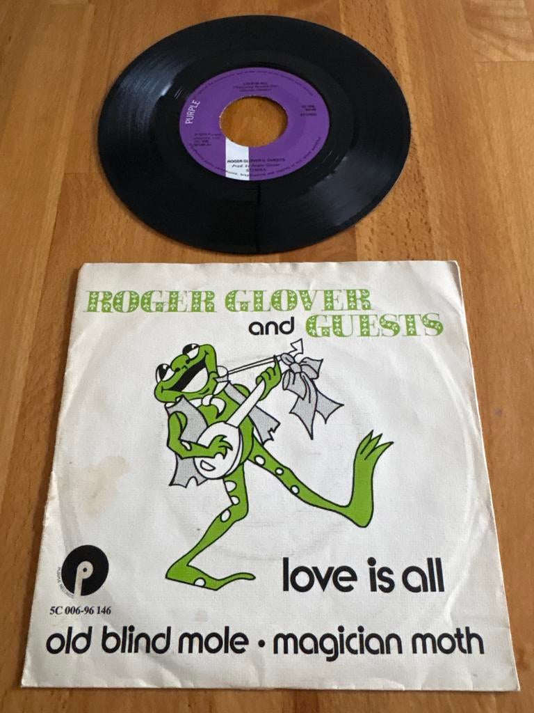 Roger Glover and Guests - Love Is All (Single), Gebruikt, 7 inch, Single, Ophalen of Verzenden