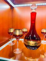 Art Deco likeur set karaf en glazen, Ophalen of Verzenden