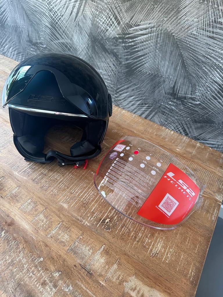 L52 helm maat XS, Fietsen en Brommers, Brommerhelmen, Ophalen of Verzenden, Zo goed als nieuw, Extra small of kleiner