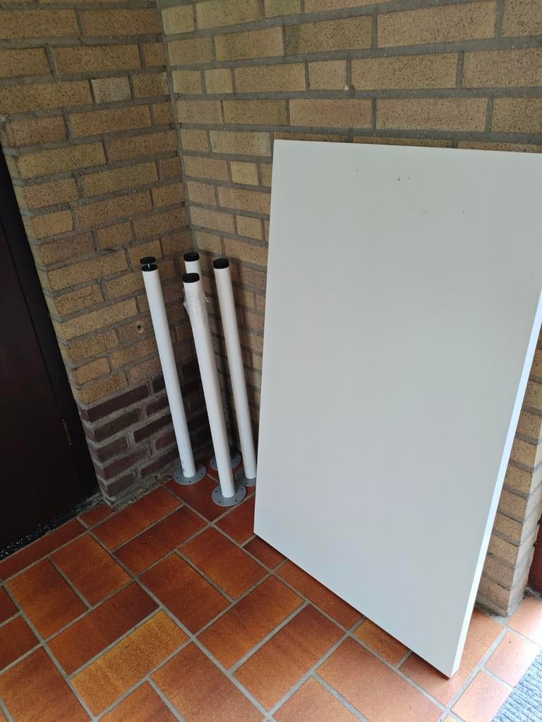 Ikea Linnmon Adils tafel 60x100 cm, Ophalen, 100 tot 150 cm, 50 tot 100 cm, Zo goed als nieuw