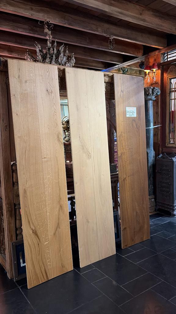 Eiken houten vloeren groot assortiment direct leverbaar, Ophalen of Verzenden, Nieuw, 75 m² of meer, Parket