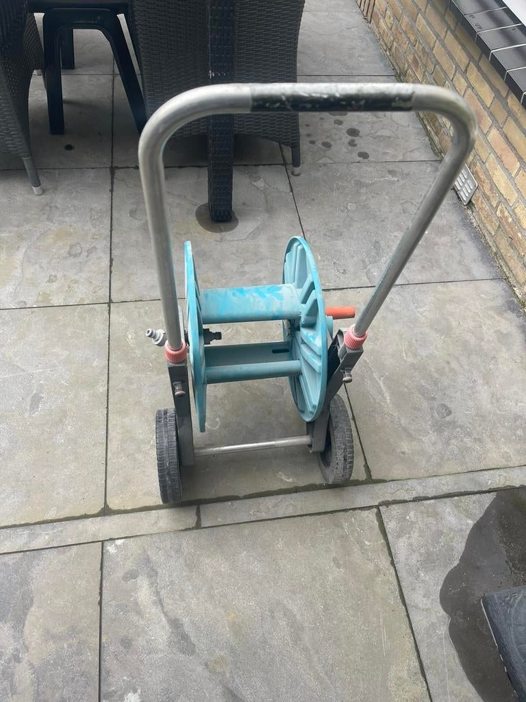 Gardena slangen haspel, Tuin en Terras, Tuinslangen, Ophalen, Gebruikt