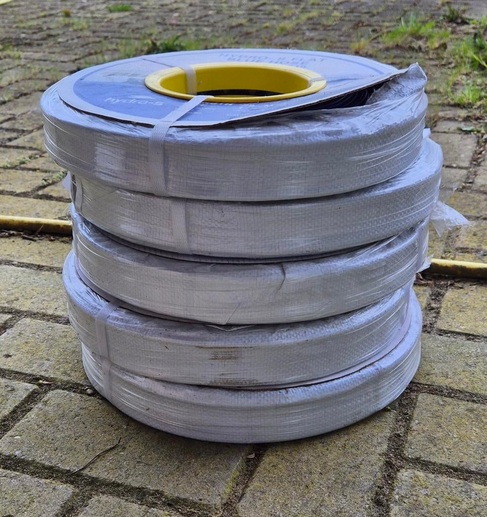 Hydro-S Platte Tuinslang 1 inch - 25 meter, Tuin en Terras, Tuinslangen, Ophalen, Nieuw, Tuinslang