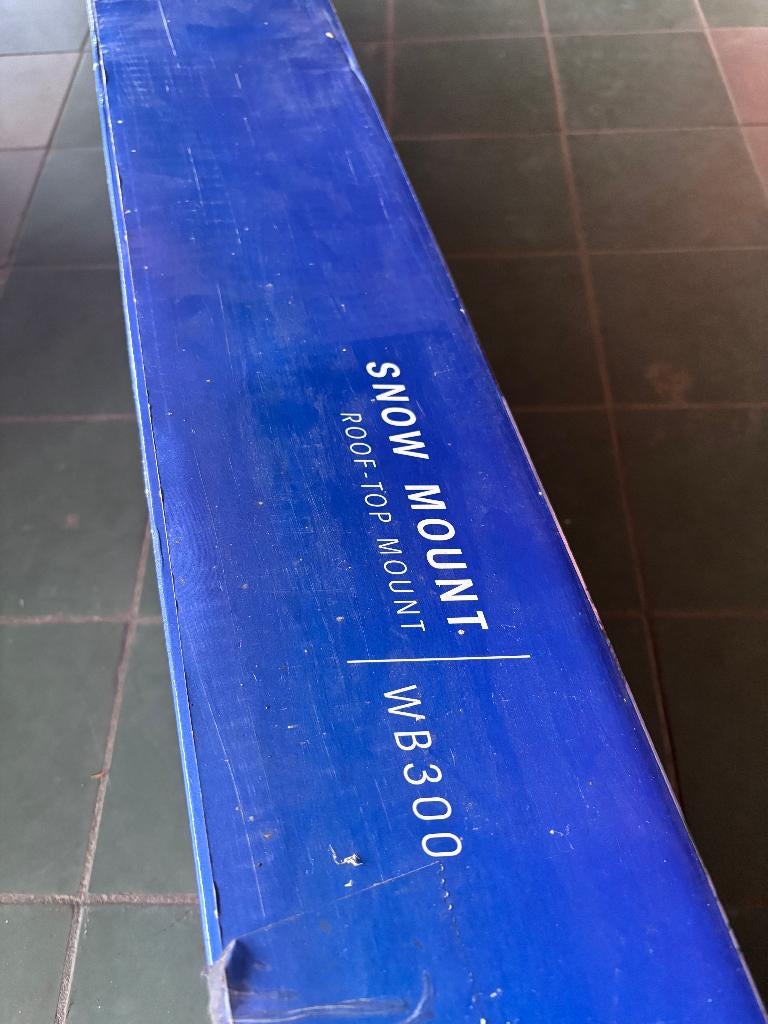 Whispbar WB300 Snow Mount Skidrager Zilver Zwart Aluminium, Ophalen, Nieuw